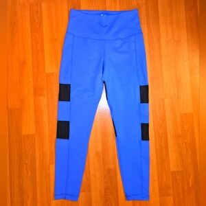 Reebok Blue Leggings New Without Tags, Size Medium